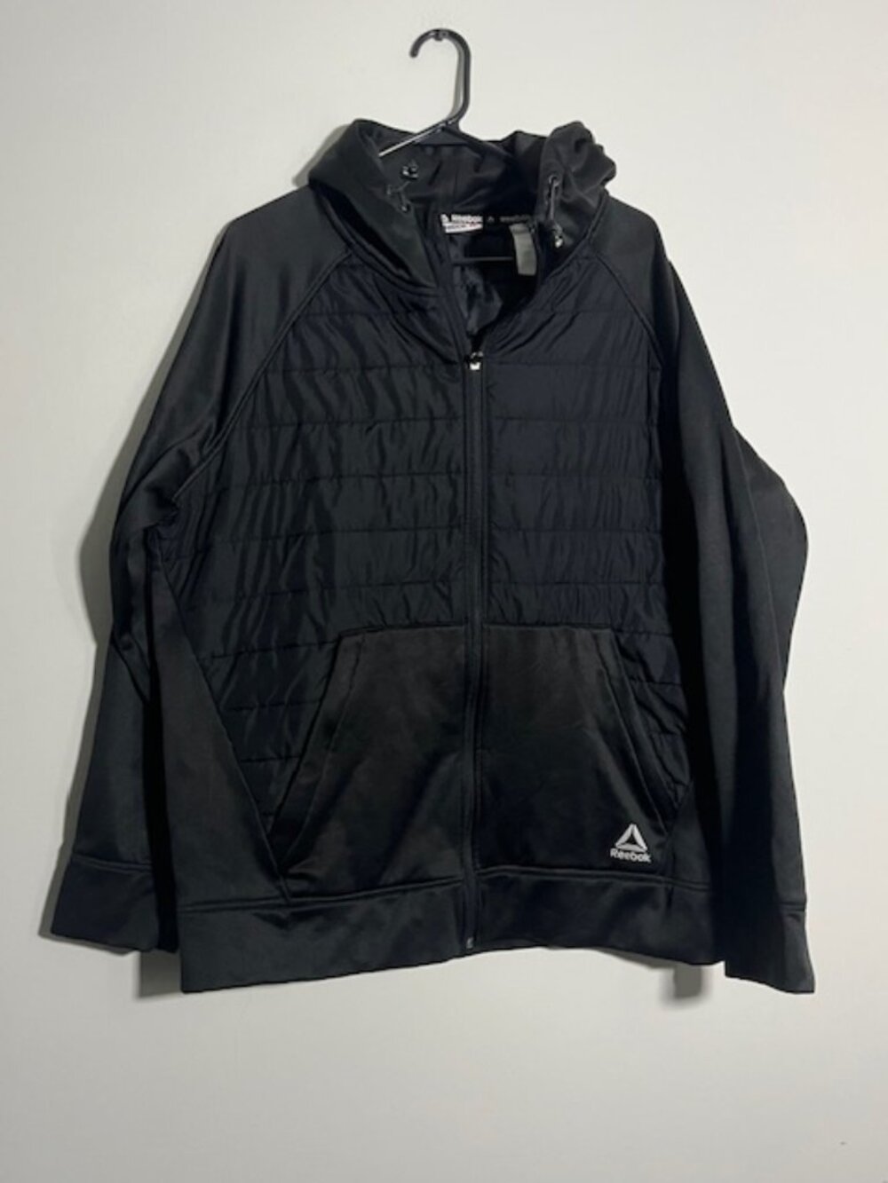 Reebok Black Light Weight Puffer Jacket Size XL